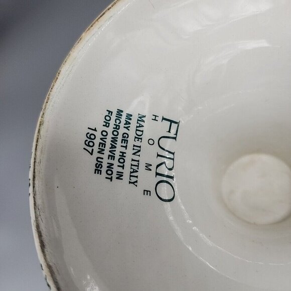 Furio Christmas Tree Center Bowl Centerpiece Pedestal Compote 1997 Made in Italy - Picture 6 of 7